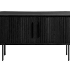 Dizajnový TV stolík Vasiliy 120 cm čierny dub
