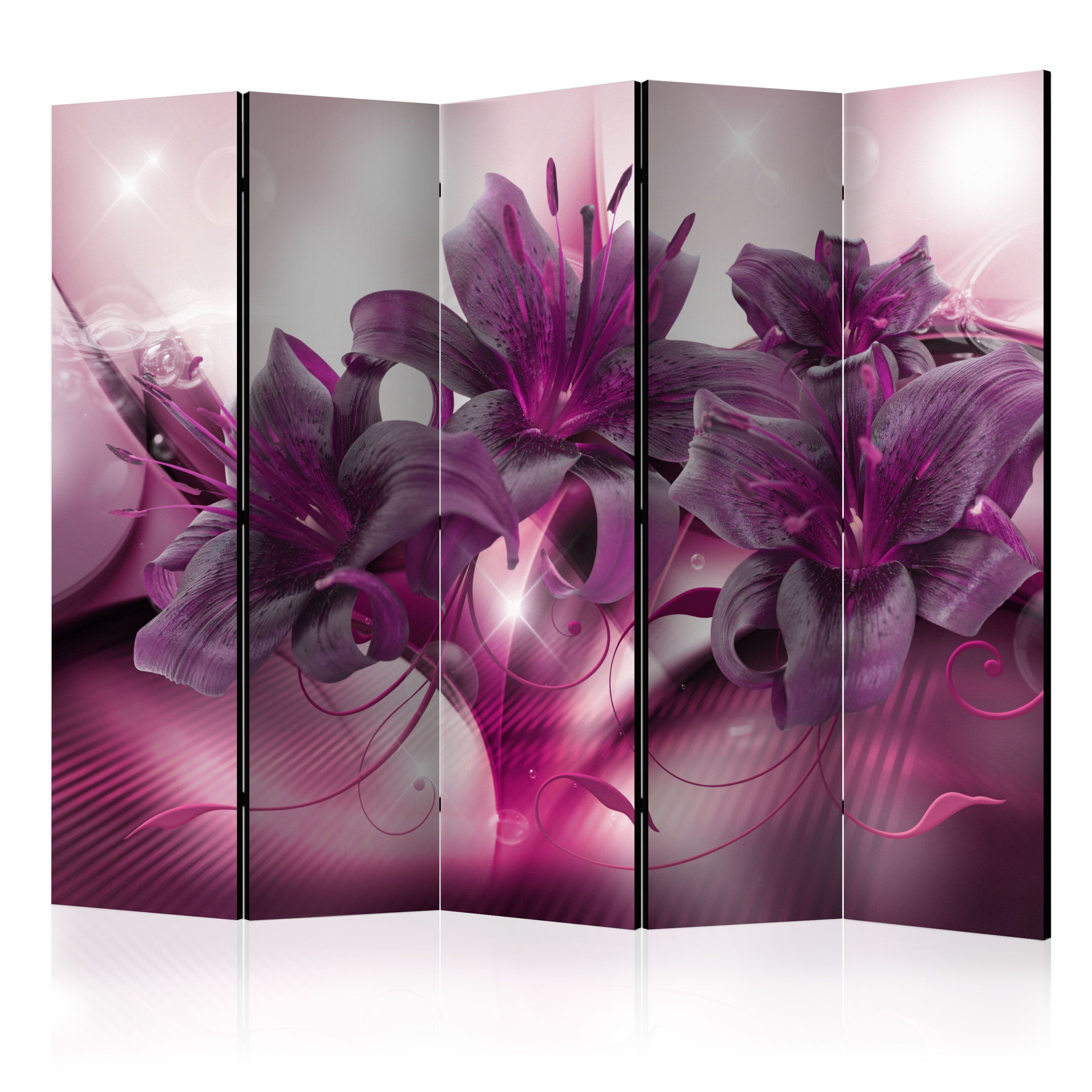 Artgeist Paraván - The Purple Flame II [Room Dividers]