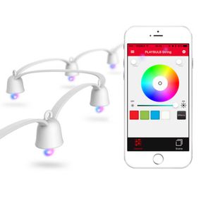 MiPow Playbulb String LED reťaz, základňa biela, plast, 4W, P: 850 cm, L: 2 cm, K: 5cm
