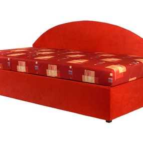 Jednolôžková posteľ (váľanda) 90 cm Kavy (so sendvičovým matracom) (L)