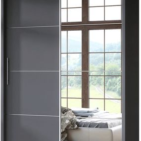 Kondela Kaipo s posúvacími dverami 150 cm sivá