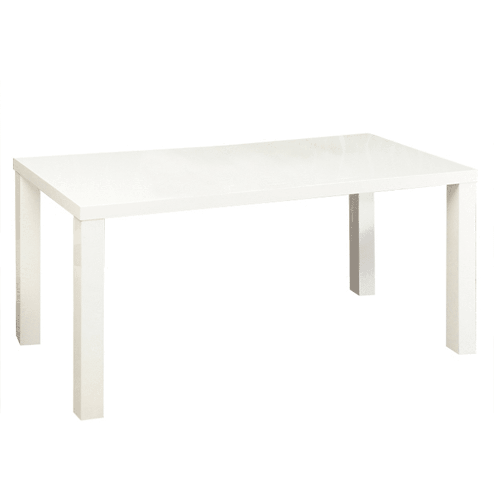 Kondela Jedálenský stôl, biela vysoký lesk HG, ASPER NEW TYP 3