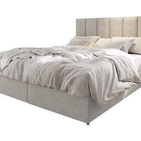 Expedo Čalúnená posteľ boxspring KARDI, 160x200, cosmic 10 + topper