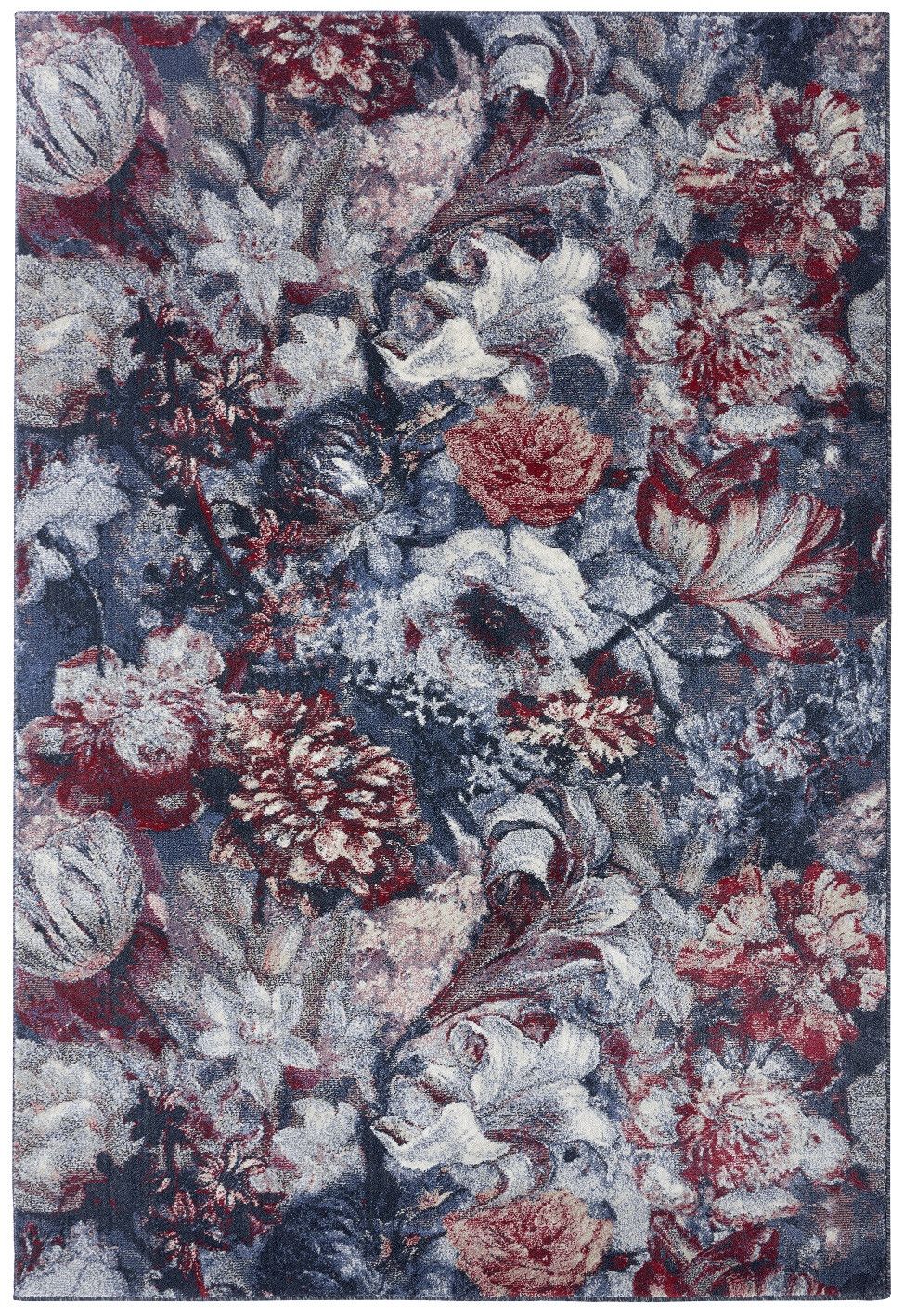 Nouristan - Hanse Home koberce Kusový koberec Romance 104623 Blue / red - 160x230 cm