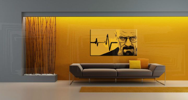 Ručne maľovaný POP Art obraz Breaking Bad