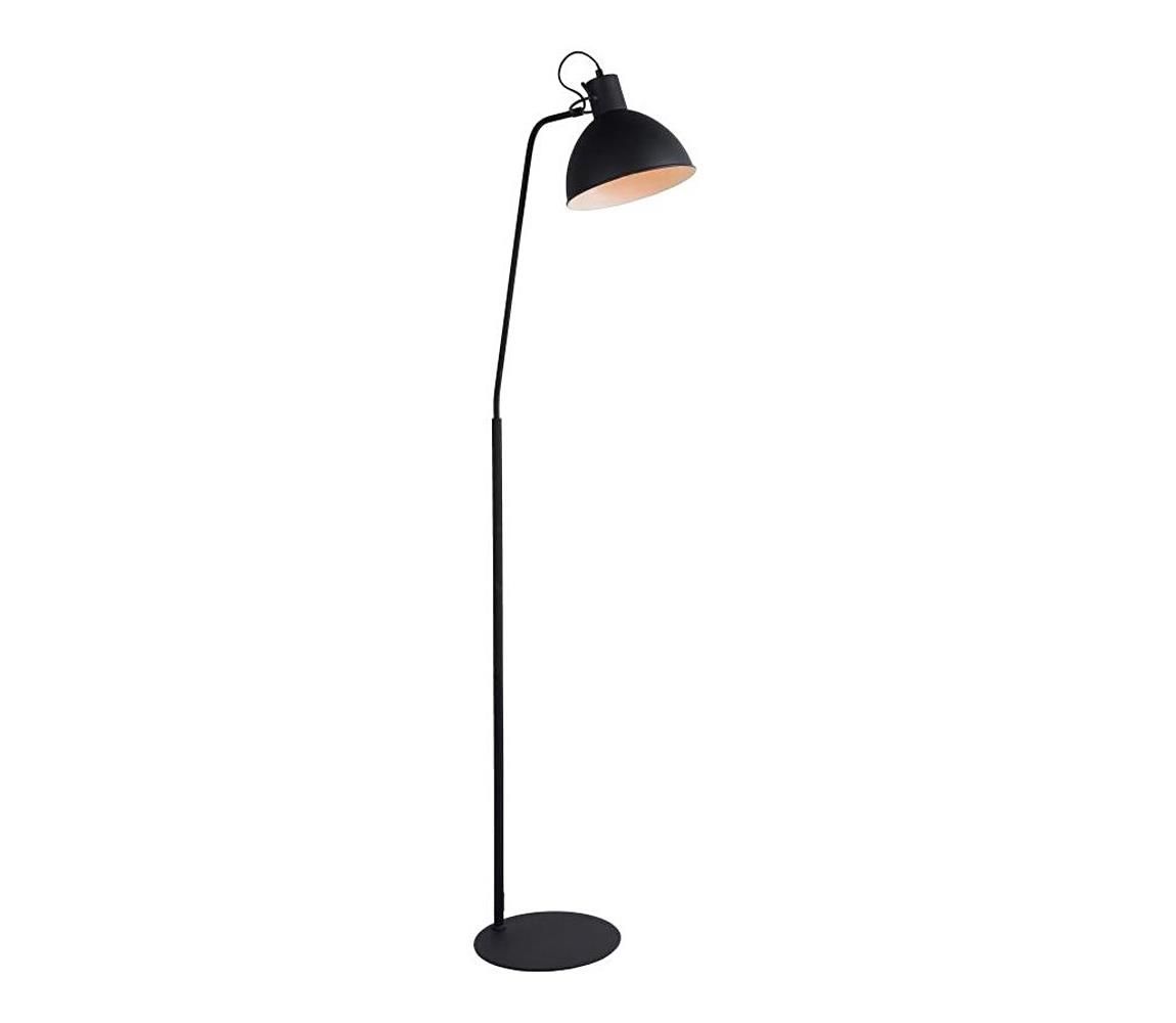 Lucide 03717/01/30 - Stojacia lampa SHADI 1xE27/60W/230V čierna