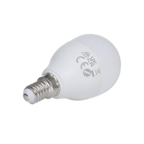 PRIOS Smart LED E14 P45 4, 9W RGBW ZigBee Tuya Hue, plast, hliník, E14, 4.9W, Energialuokka: F, P: 9 cm
