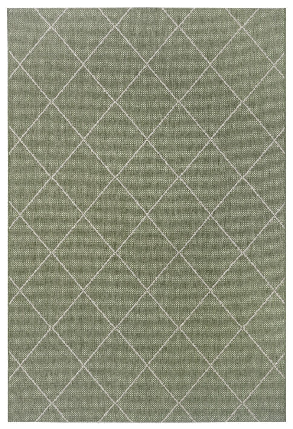 Hanse Home Collection koberce Kusový koberec Flatweave 104830 Green / Cream - 200x290 cm