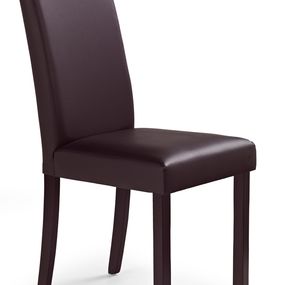 Jedálenská stolička Nikko - tmavý orech / tmavohnedá