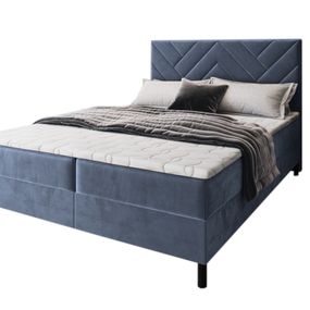 Expedo Čalúnená posteľ boxspring ROKOS + topper, 160x200, monolith 70