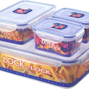 LOCKNLOCK Dóza na potraviny Lock - set 4 ks