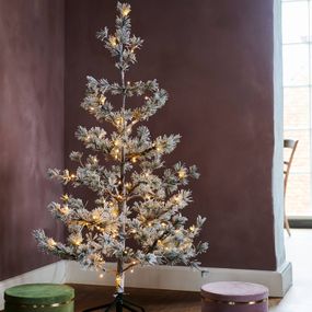 Sirius LED strom Alfi do interiéru, výška 120 cm, plast, kov, K: 120cm