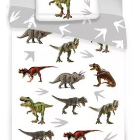 Detské obliečky do postieľky 100x135 DINOSAURY