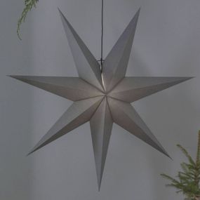 STAR TRADING Papierová hviezda Ozen sedemcípa Ø 100 cm, papier, E14, 25W