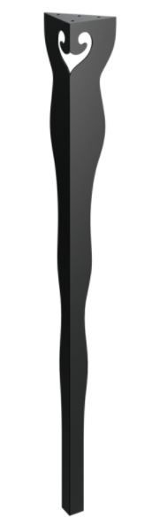 RMP Stolová noha Hekate 90 cm čierna NOHA011/90