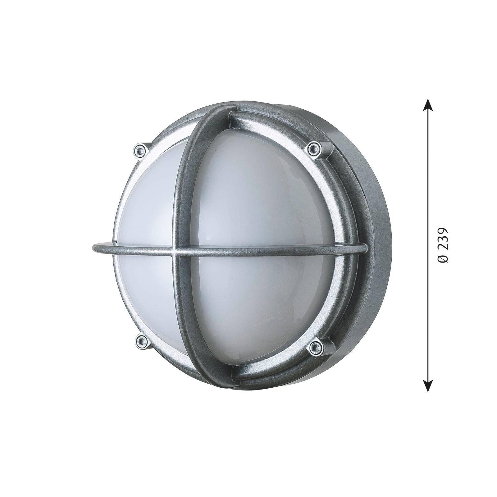 Louis Poulsen Skot nástenné LED hliník/opál, hliník, sklo, 6.5W