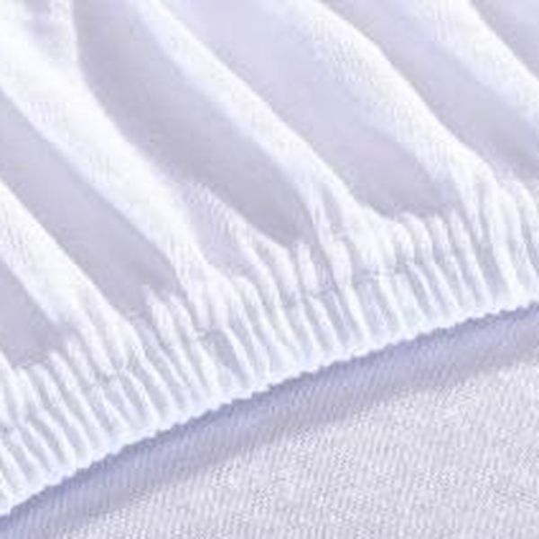 Posteľná plachta jersey biela TiaHome - 70x140cm