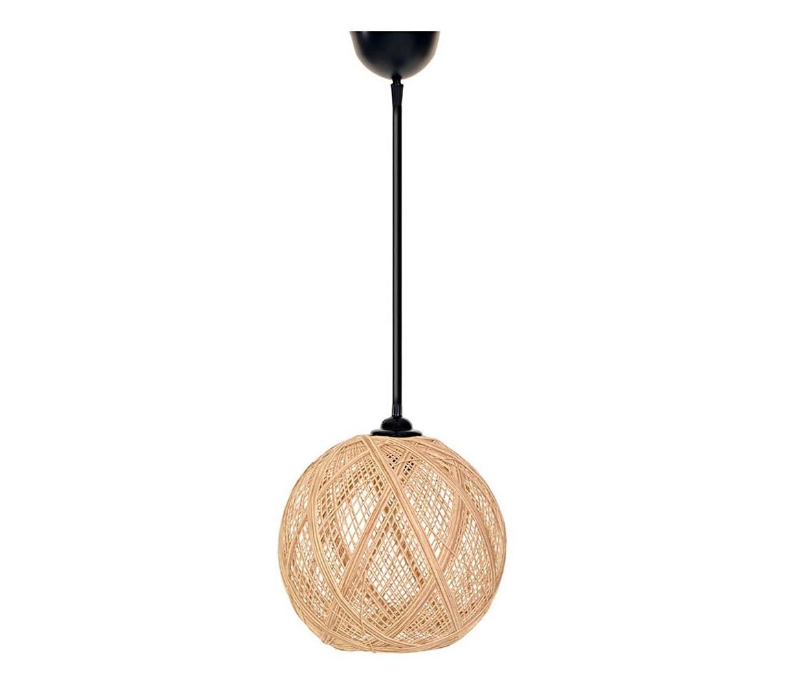 Luster na lanku JUTE 1xE27/60W/230V béžová