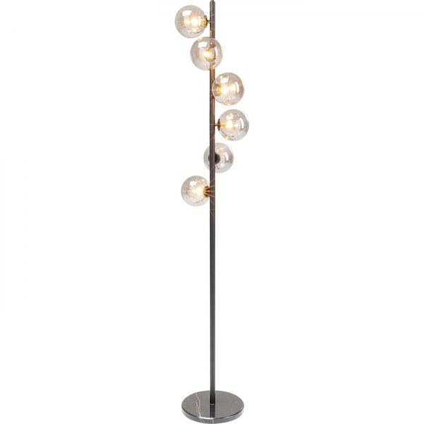 KARE Design Stojací lampa Scal Balls - černá, 160cm