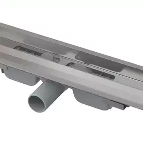 Alcadrain Podlahový žľab s okrajom pre plný rošt APZ106-300 APZ106-300