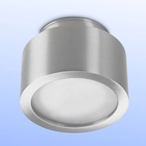 Pujol Iluminación Miniplafon – kúpeľňové stropné svietidlo s LED, Kúpeľňa, kov, sklo, 8W, K: 7cm