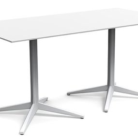 VONDOM - Stôl FAZ s dvojitou podnožou 4 nohy, 158x79 cm