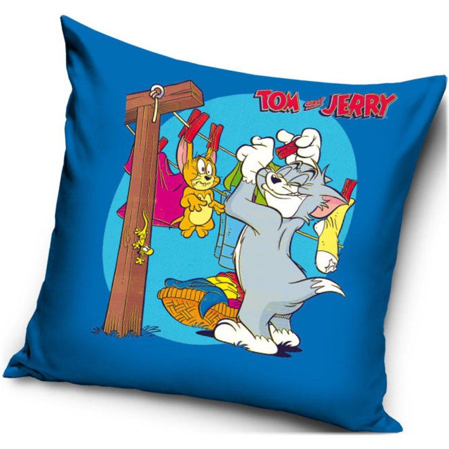 Carbotex · Obliečka na vankúš Tom a Jerry - 40 x 40 cm