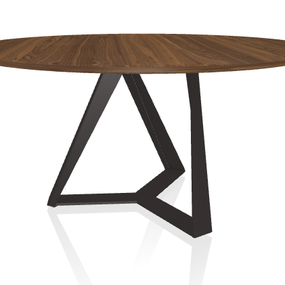 BONTEMPI - Okrúhly stôl Millennium, Ø 130/150 cm