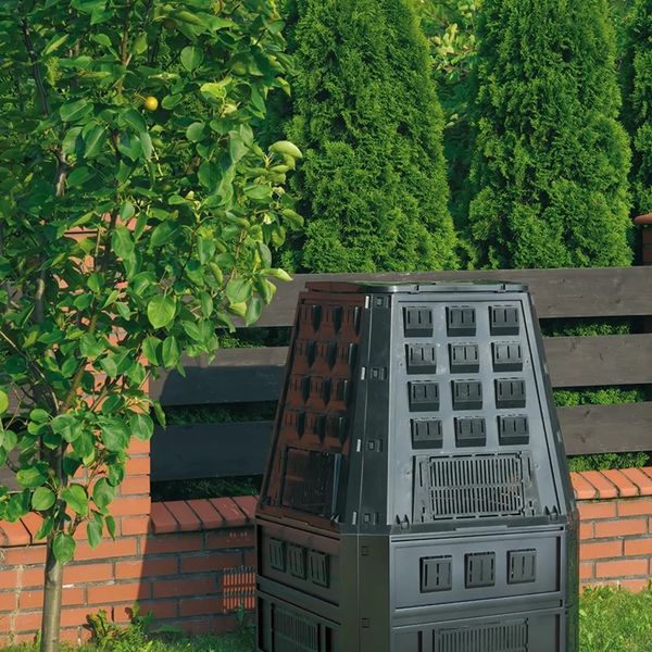 Záhradný kompostér IKEL850C 850 l - čierna