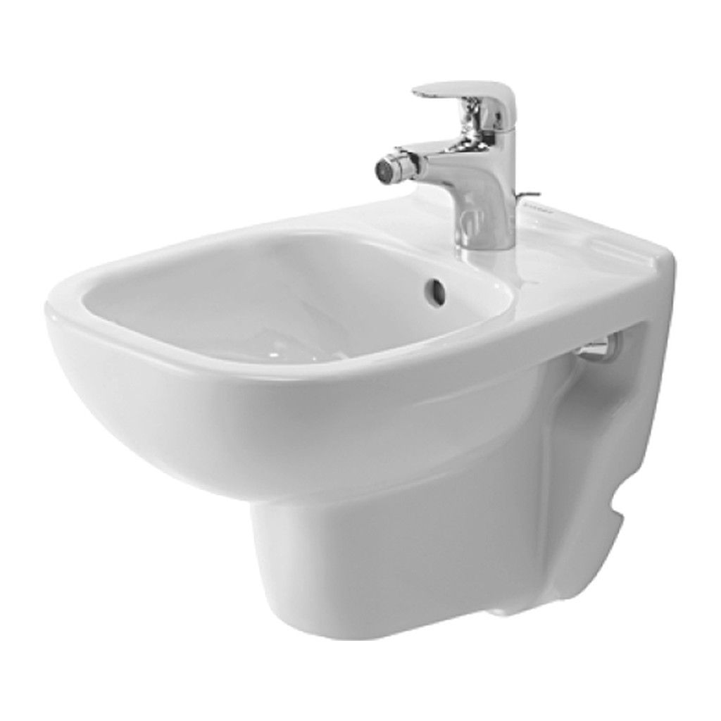 Duravit D-Code - Závesný bidet Compact, 480x350 mm, biela 22371500002 