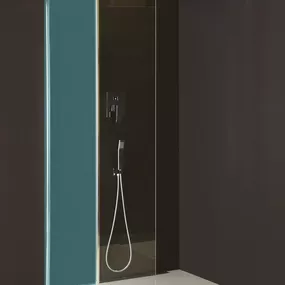 POLYSAN - MODULAR SHOWER prídavný panel na inštaláciu na stenu modulu 2, 1000 mm, ľavý MS2B-100L