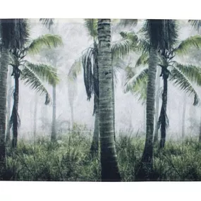 Podlahová rohožka s palmami Jungle in Fog - 75 * 50 * 1cm