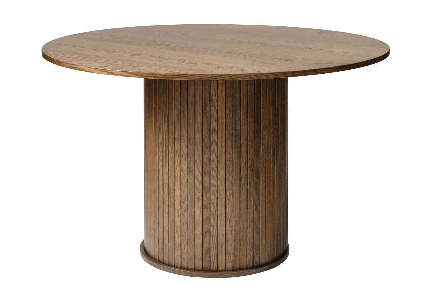 Furniria Dizajnový jedálenský stôl Vasiliy 120 cm dymový dub