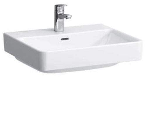 Laufen Pro S - Umývadlo, 600 mm x 465 mm, 1 otvor na batériu, biela H8169630001041