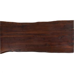 KARE Design Stolová deska Tavola Walnut Baumkante 160x80cm