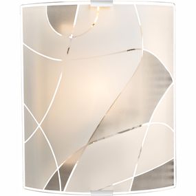  Stropné/nástenné svietidlo Paranja 40403W2 (moderné/dizajnové) (biela + satinovaná)
