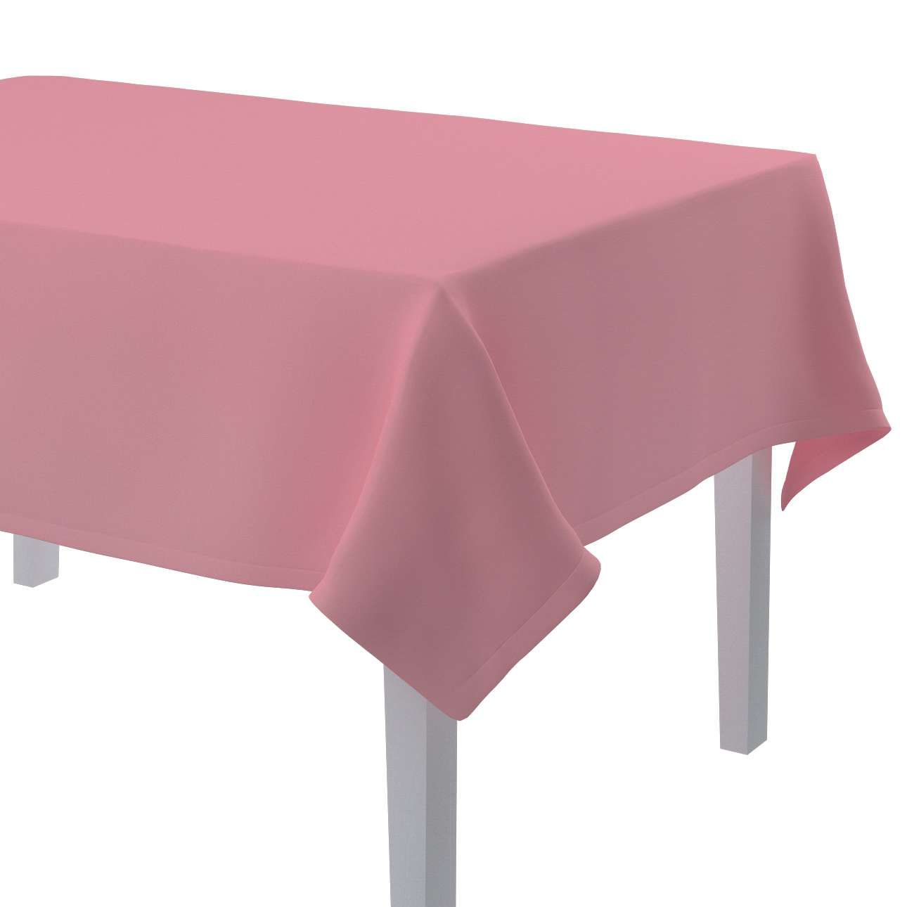 Dekoria Obrus na stôl obdĺžnikový, špinavá ružová, 130 × 210 cm, Loneta, 133-62