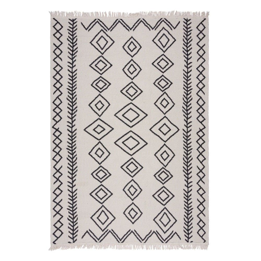 Čiernobiely koberec 80x150 cm Edie – Flair Rugs