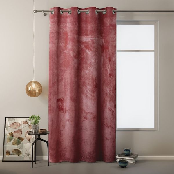 Záves AmeliaHome Velvet 140x245 cm bordó