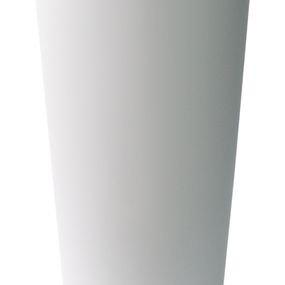 Plust - Dizajnový kvetináč ILIE, Ø 42 x 90 cm - biely