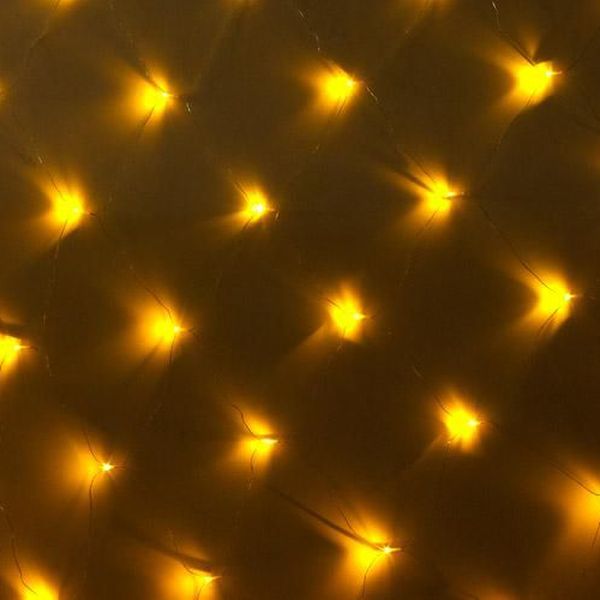 NEXOS Svetelná sieť 1,5 x 1,5 m, 100 LED, teplá biela