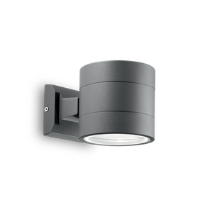 Exteriérové nástenné svietidlo Ideal lux 061467 SNIF ROUND AP1 ANTRACITE 1xG9 40W IP54