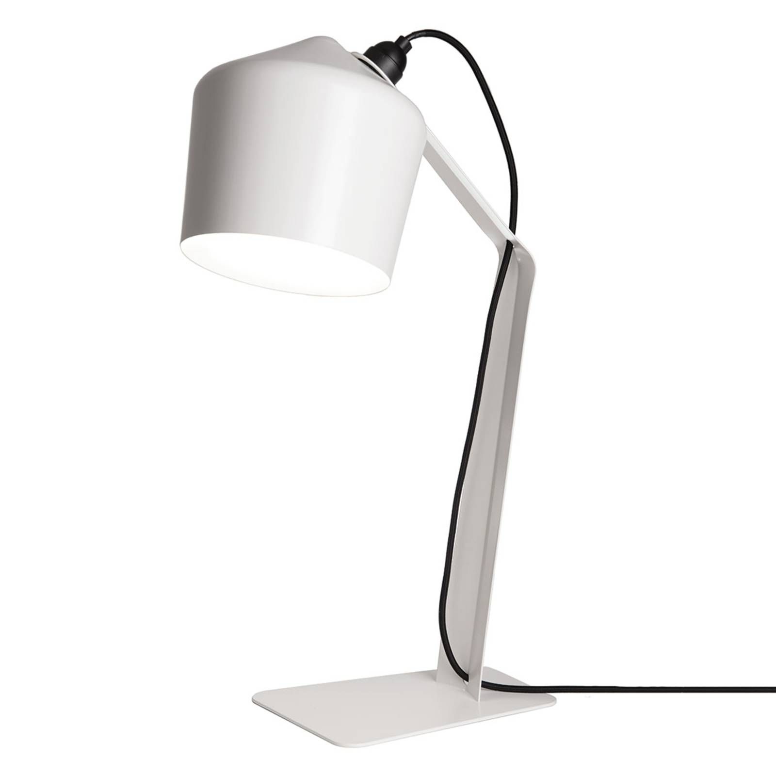 Innolux Pasila dizajnérska stolná lampa biela, Obývacia izba / jedáleň, hliník, E27, 35W, K: 59cm