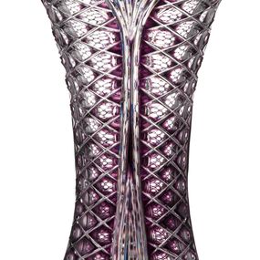Krištáľová váza Ankara, farba fialová, výška 230 mm