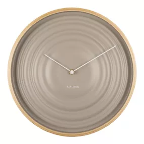 Béžové nástenné hodiny Karlsson Ribble, ø 31 cm