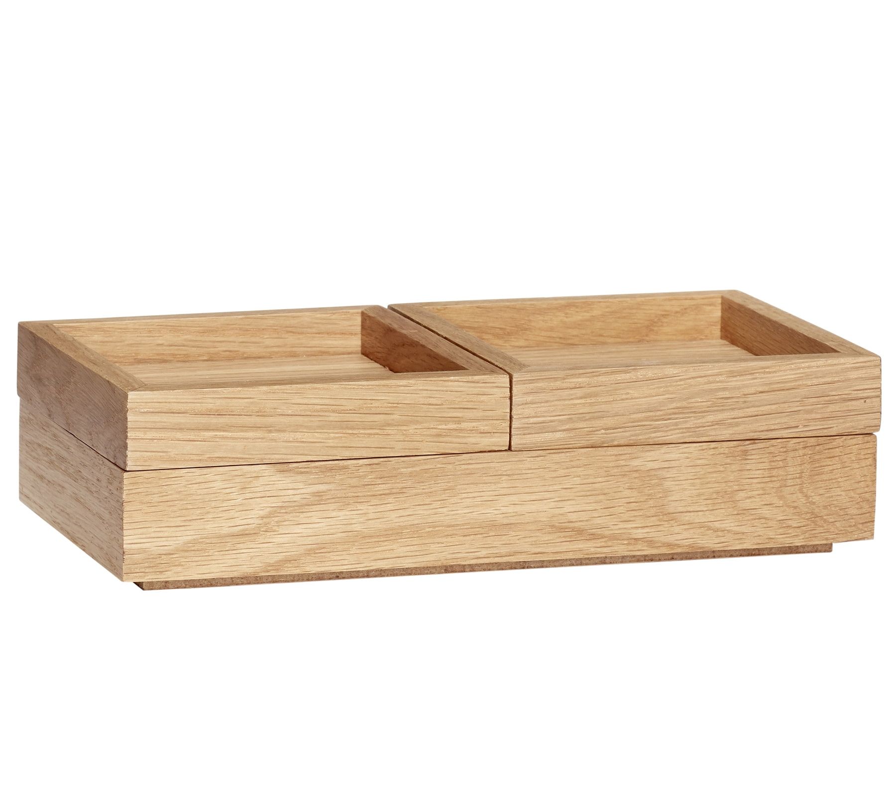 Hübsch Úložný box Oak Nature 24 cm