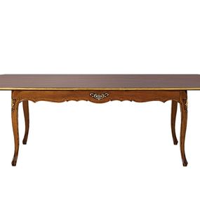 Estila Luxusný klasický jedálenský stôl Clasica z dreveného masívu s vyrezávanou výzdobou obdĺžnikového tvaru 180cm