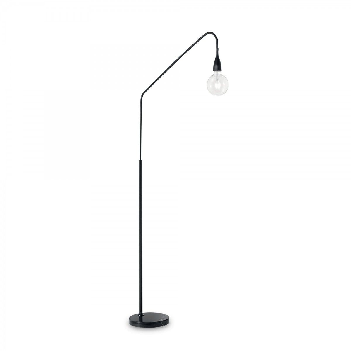 Ideal Lux 163369 stojaca lampa Minimal Nero 1x60W | E27 - čierna