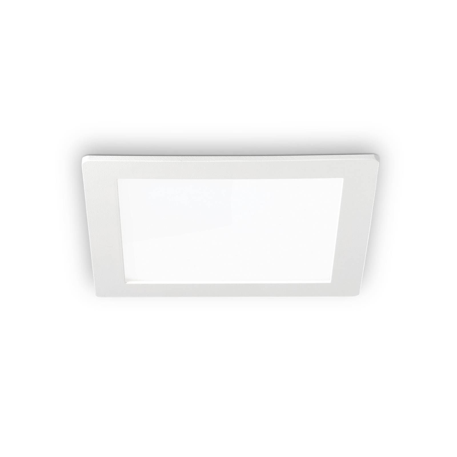 Ideallux Stropné LED svetlo Groove square 11, 8x11, 8 cm, Obývacia izba / jedáleň, hliník, plast, 10W, Energialuokka: F, P: 11.8 cm, L: 11.8 cm