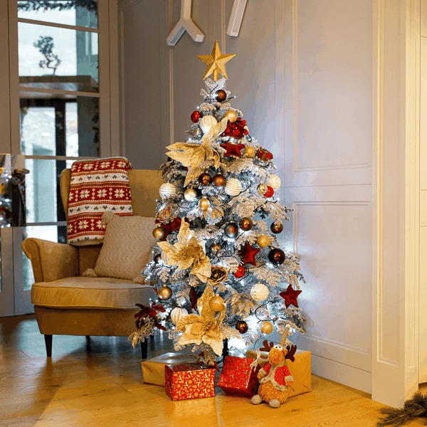 Vianočný stromček, zasnežený, 150 cm, MARAVEL TYP 2